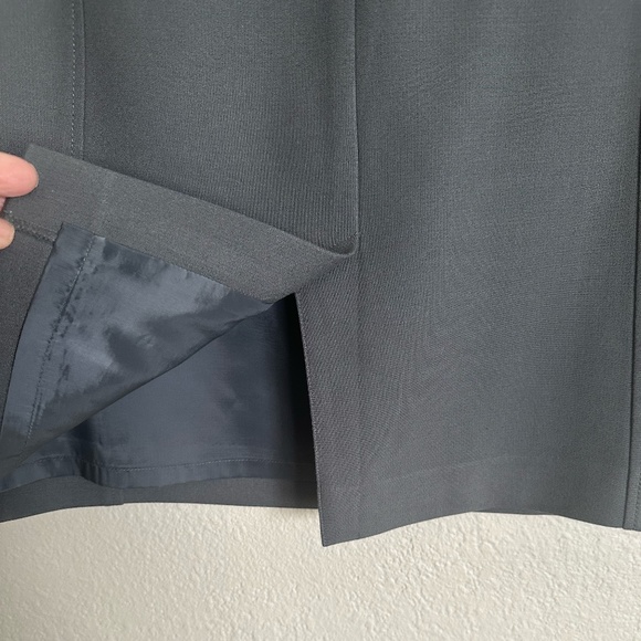 Halogen Pencil Skirt - Gunmetal Grey - Fully Lined - Size 8 - Picture 3 of 5